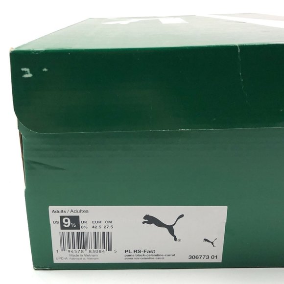 Puma PL RS-Fast Porsche Legacy 911 Shoes Sneakers Mens 8 Low Top Black 306773-01 - Picture 14 of 14